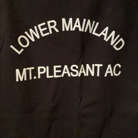 Black baseball shirt Mt Pleasant AC - Picture 3 of 3